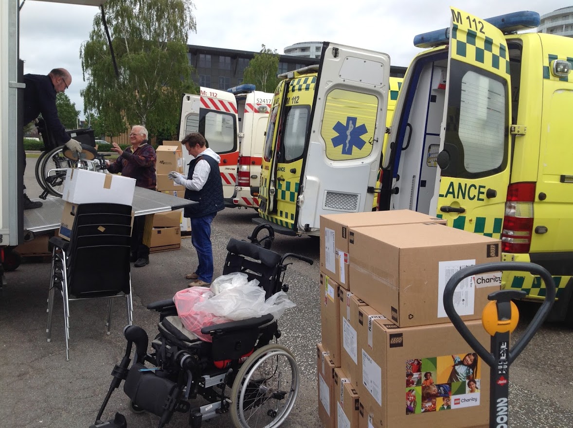 Vejle-ambulancer til Ukraine